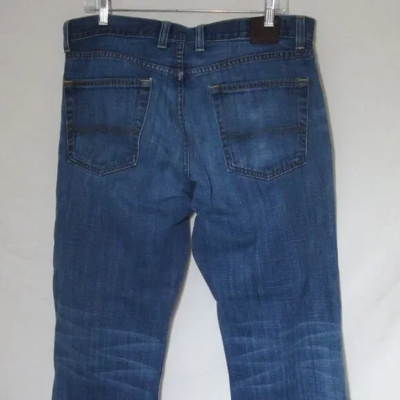 Lucky Brand Jeans Relaxed Straight Blue Denim Soft - Picture 2 of 7